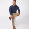 Khaki Washed Stretch Chino sold by Ash & Erie