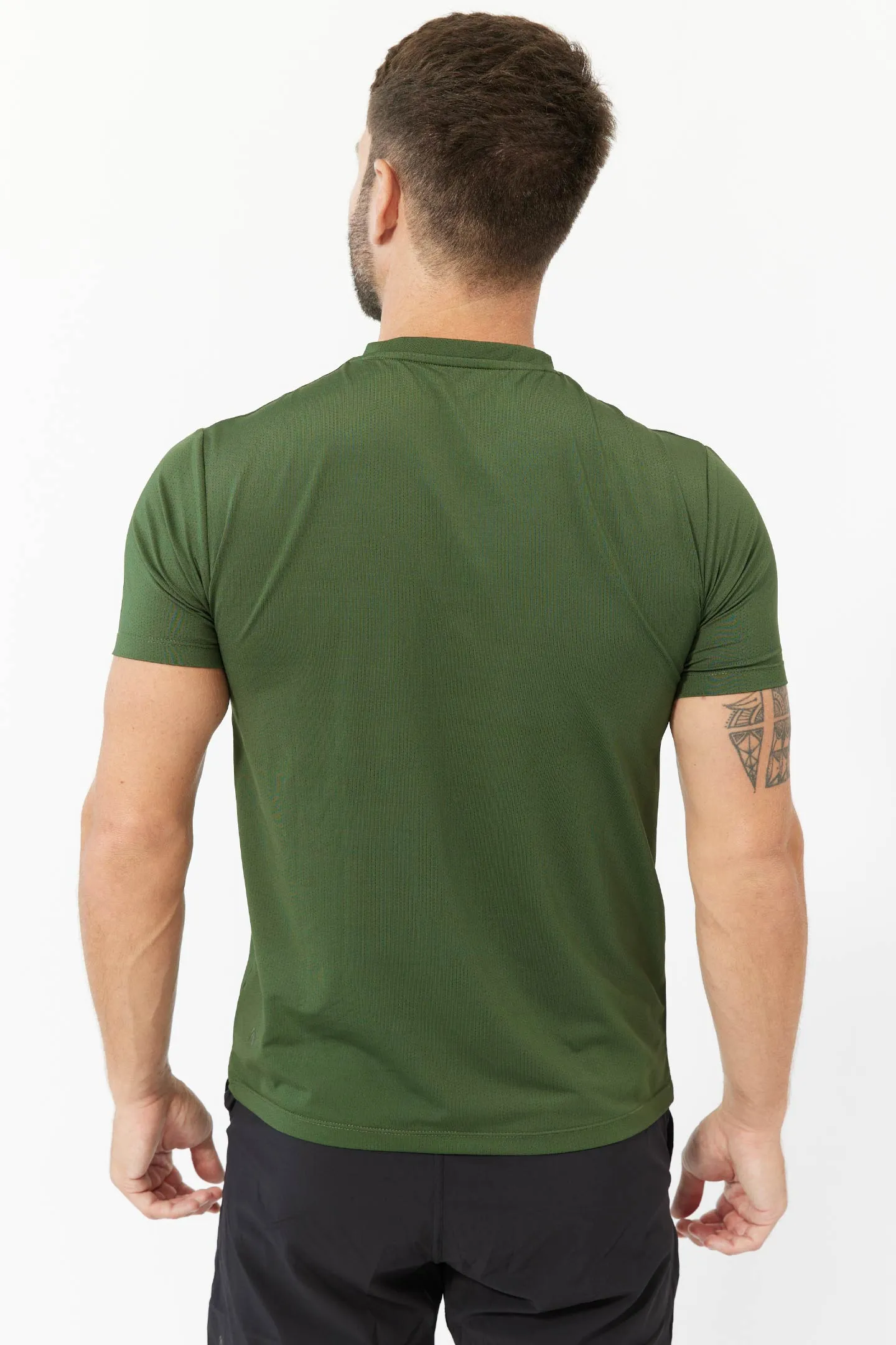 Green Hybrid Ultralight Tee sold by Ash & Erie product image thumbnail 4