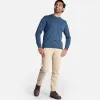 Bright Blue Cotton Crew Neck Sweater sold by Ash & Erie