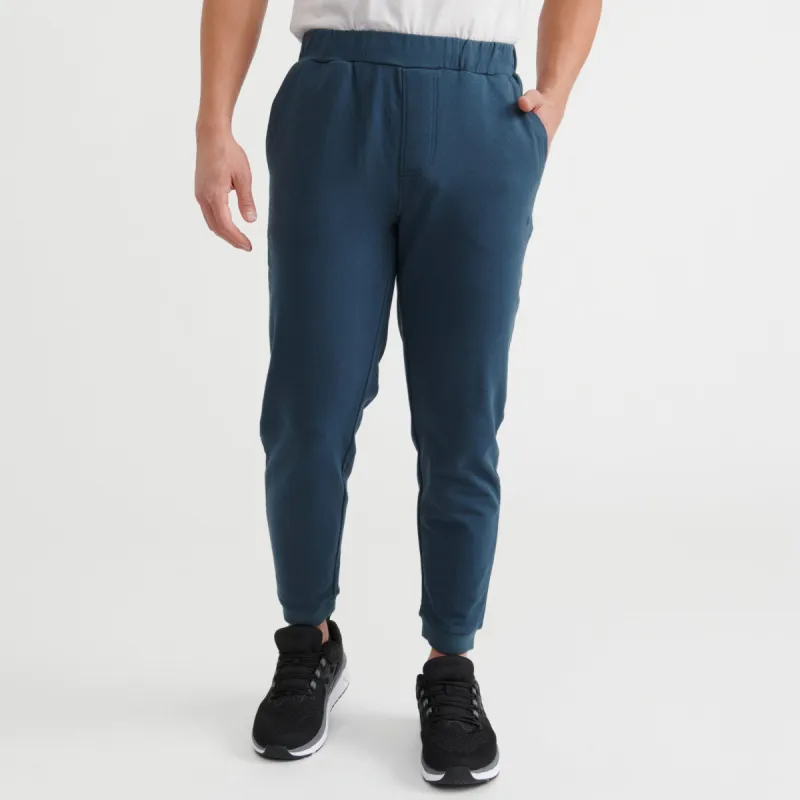 Dark Spruce French Terry Jogger sold by Ash & Erie
