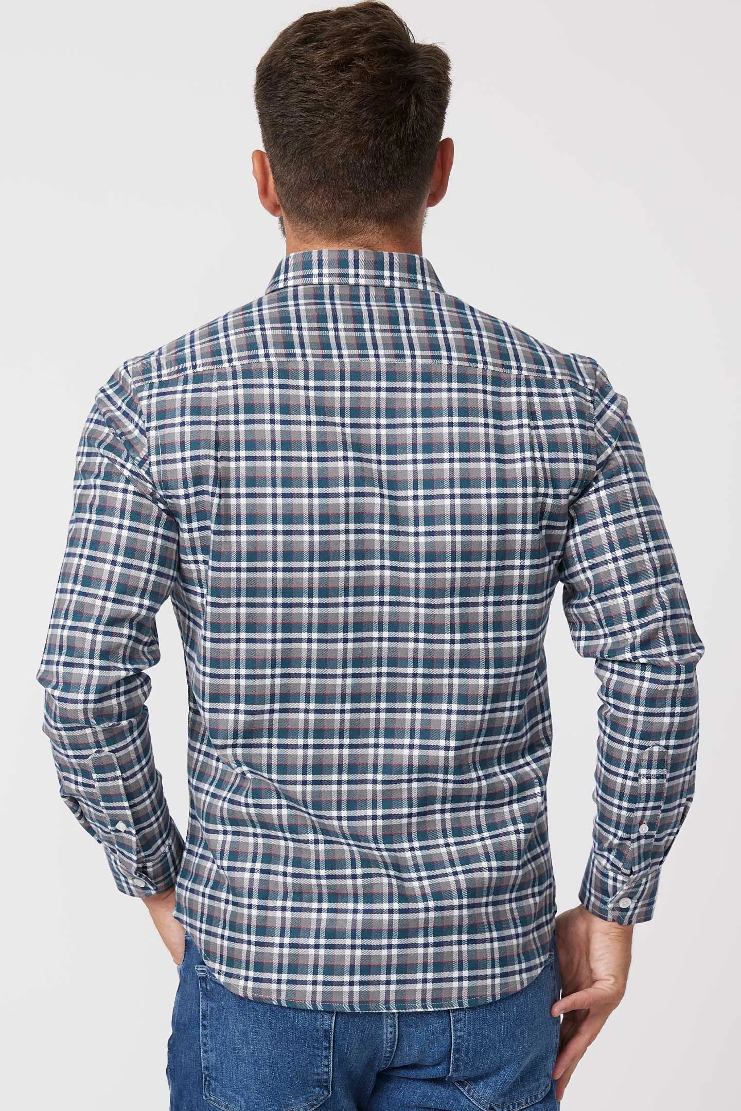 Sequoia Plaid Flannel Shirt sold by Ash & Erie product image thumbnail 3