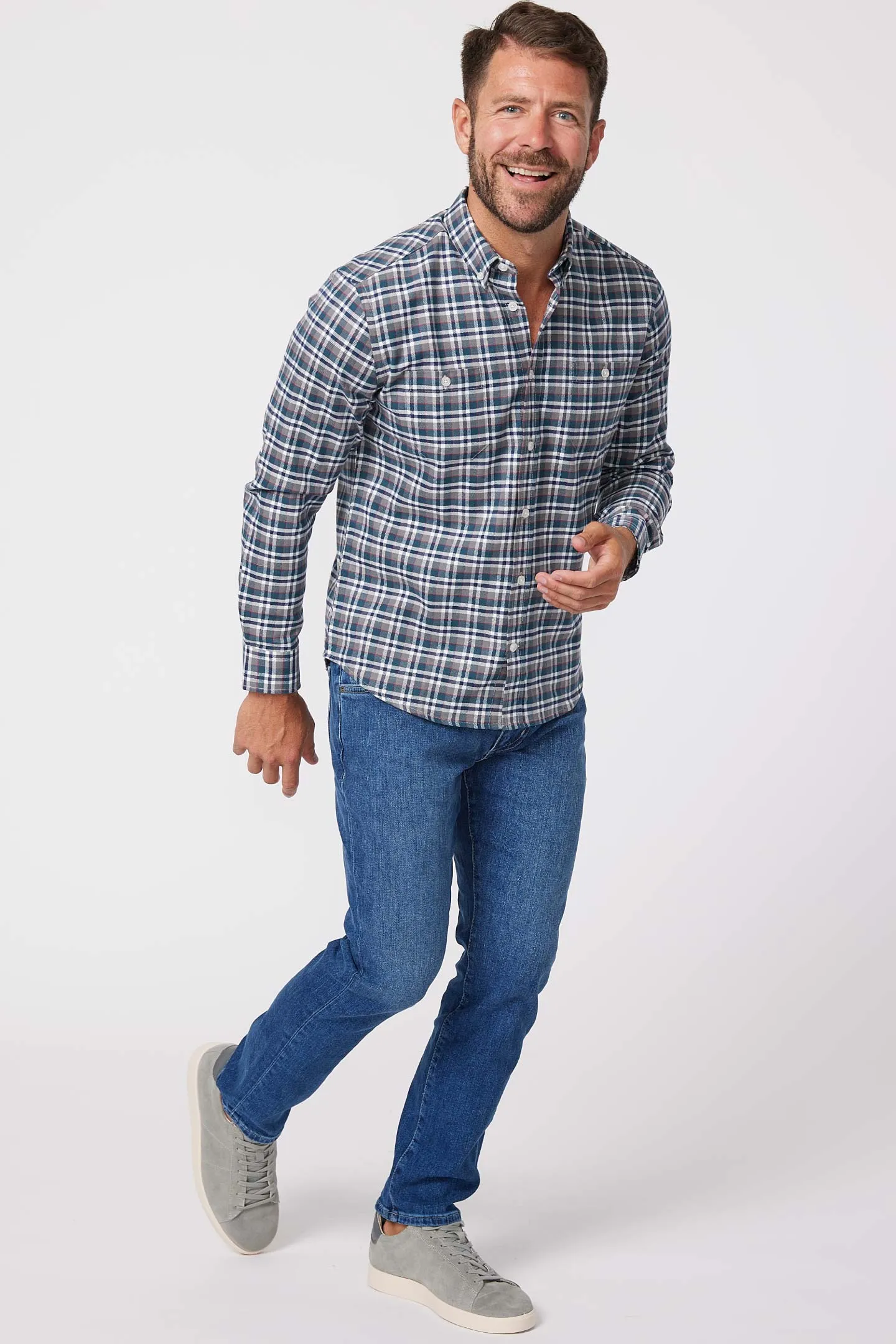 Sequoia Plaid Flannel Shirt sold by Ash & Erie product image thumbnail 2