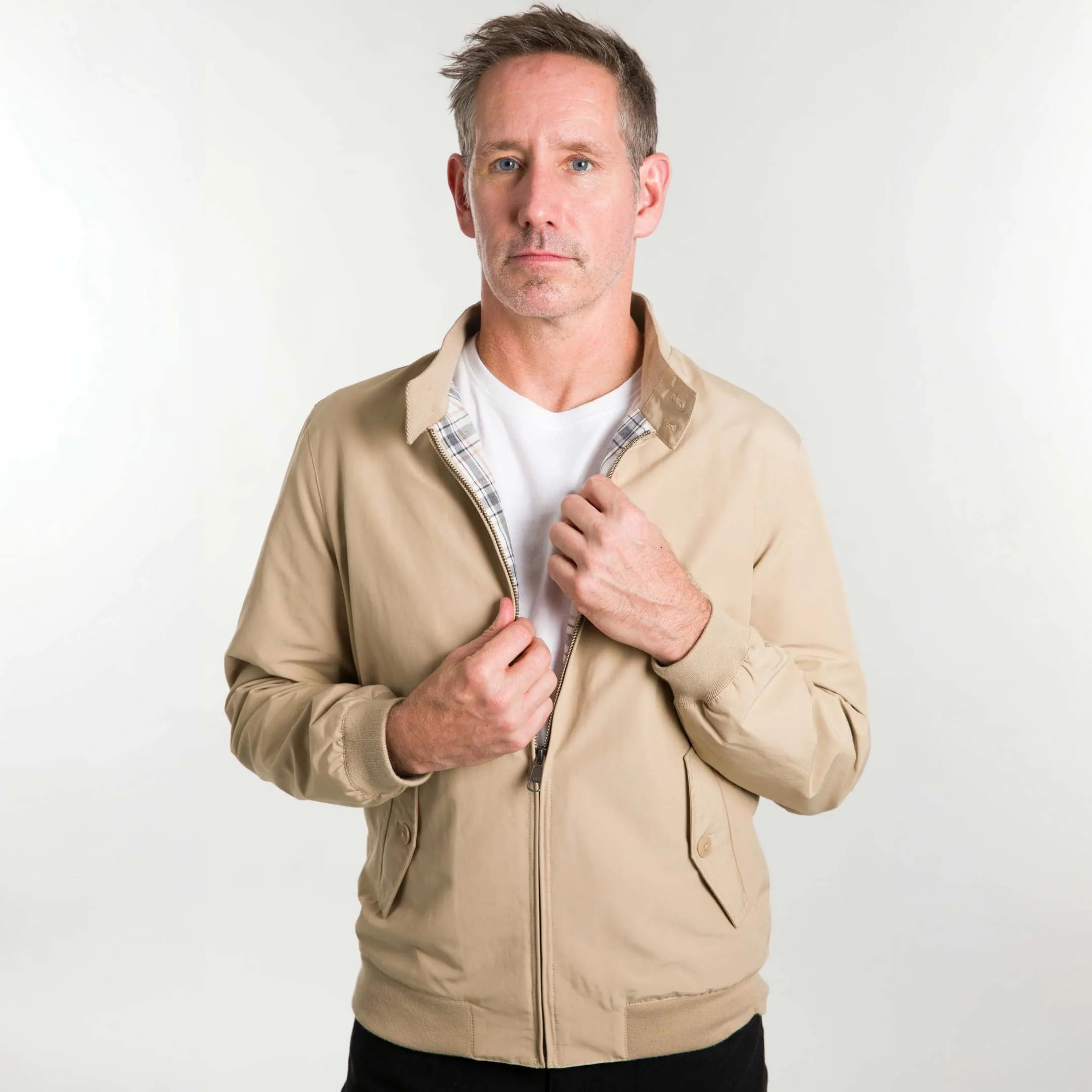 Khaki Harrington Jacket sold by Ash & Erie product image thumbnail 2