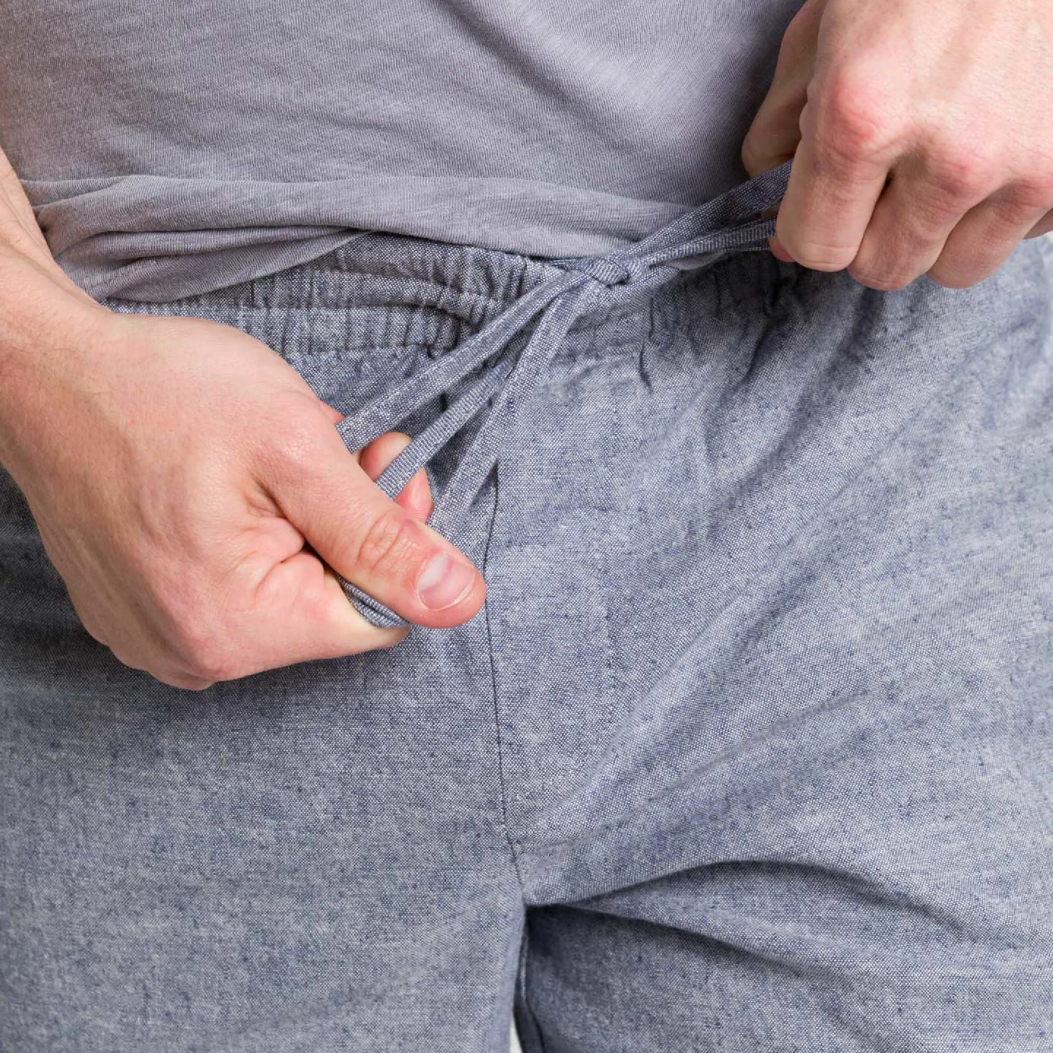 Blue Linen Short sold by Ash & Erie product image thumbnail 5