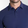 Navy Pique Daily Polo sold by Ash & Erie