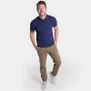 Navy Pique Daily Polo sold by Ash & Erie