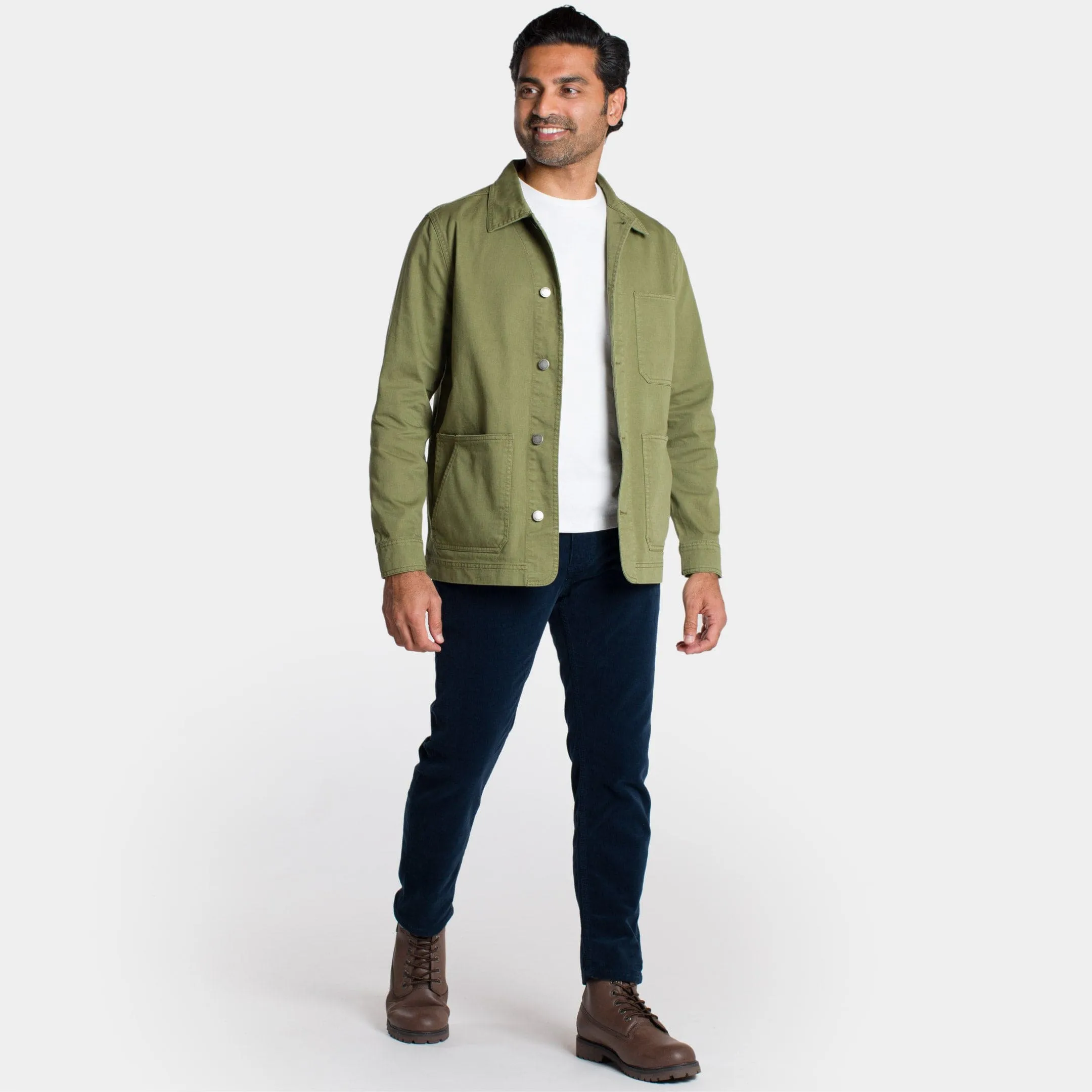 Navy Stretch Corduroy Pant sold by Ash & Erie product image thumbnail 2