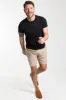 Black Short Sleeve Pima Cotton Henley sold by Ash & Erie
