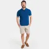 Indigo Dyed Pique Daily Polo sold by Ash & Erie