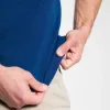 Indigo Dyed Pique Daily Polo sold by Ash & Erie