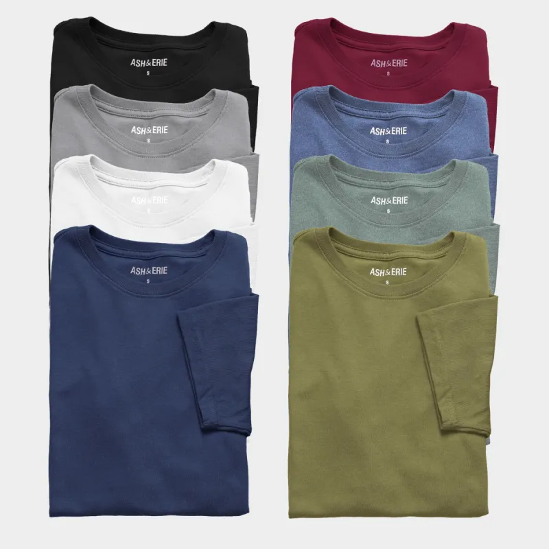 8-Pack Classic Multi Staple Crew Neck Tees sold by Ash & Erie