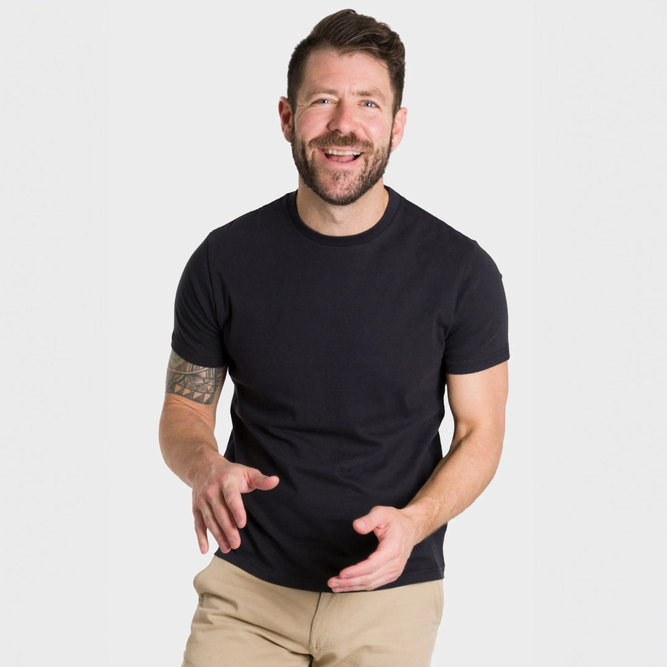 8-Pack Classic Multi Staple Crew Neck Tees sold by Ash & Erie product image thumbnail 2