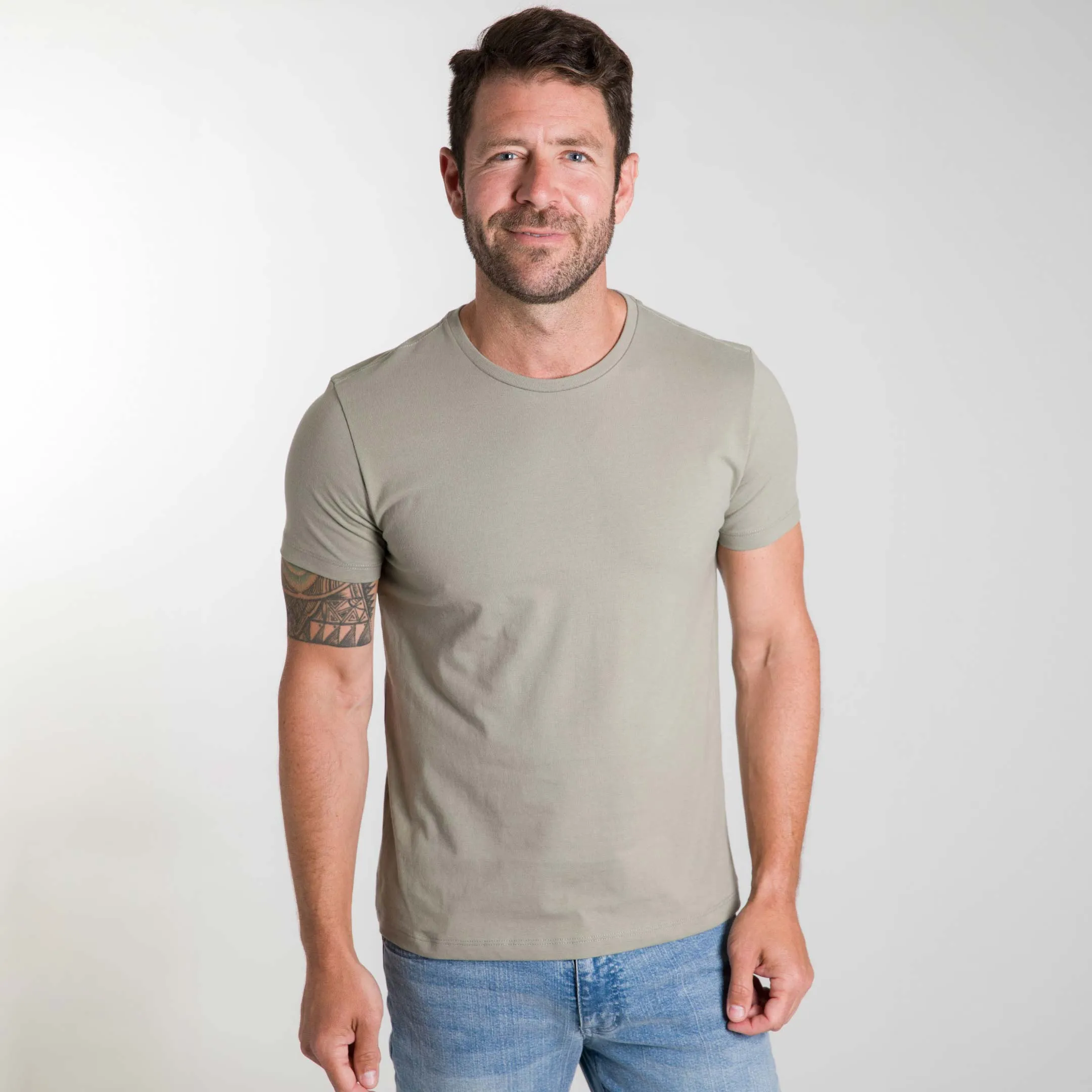 4-Pack Multi Premium Crew Neck Tee sold by Ash & Erie product image thumbnail 5