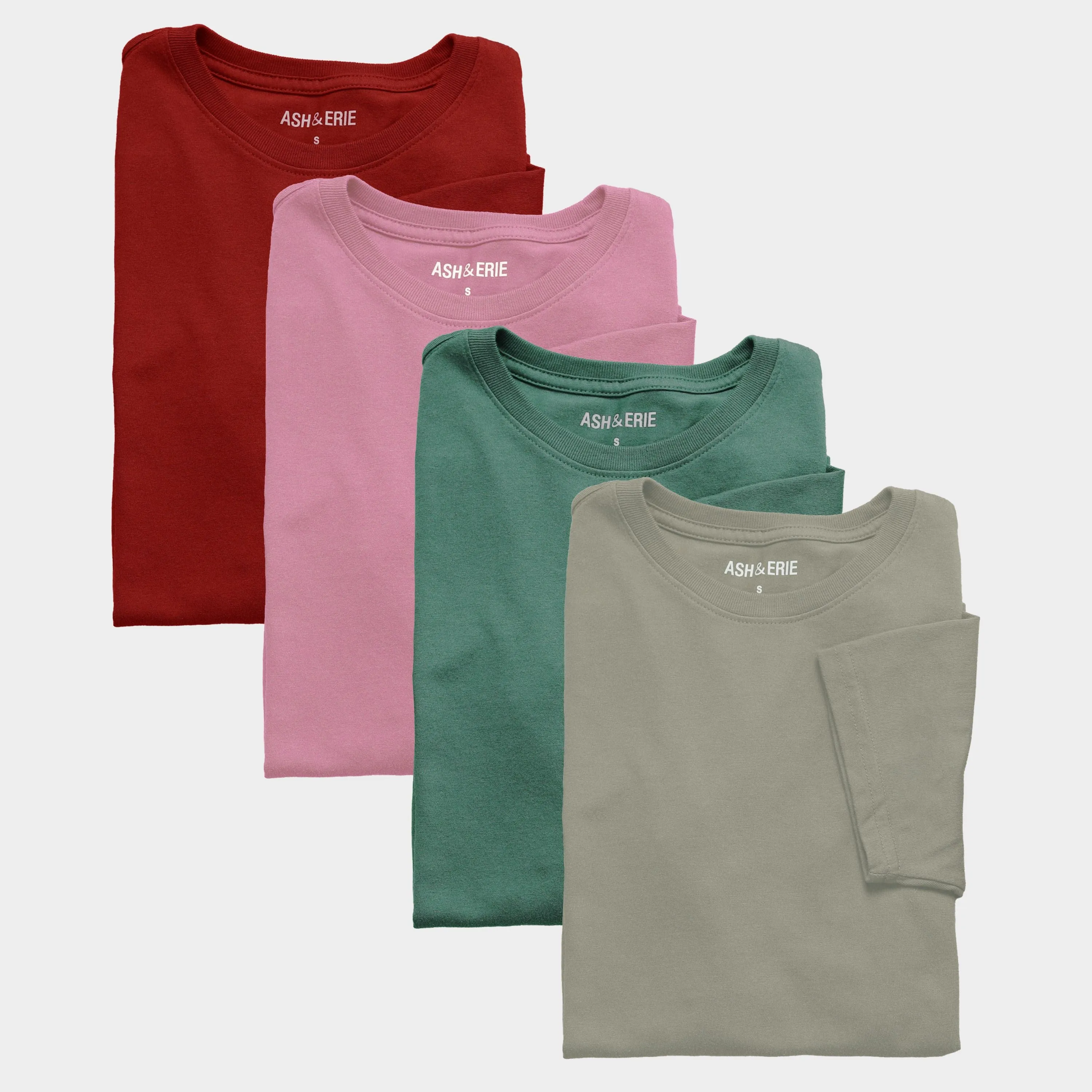 4-Pack Multi Premium Crew Neck Tee sold by Ash & Erie