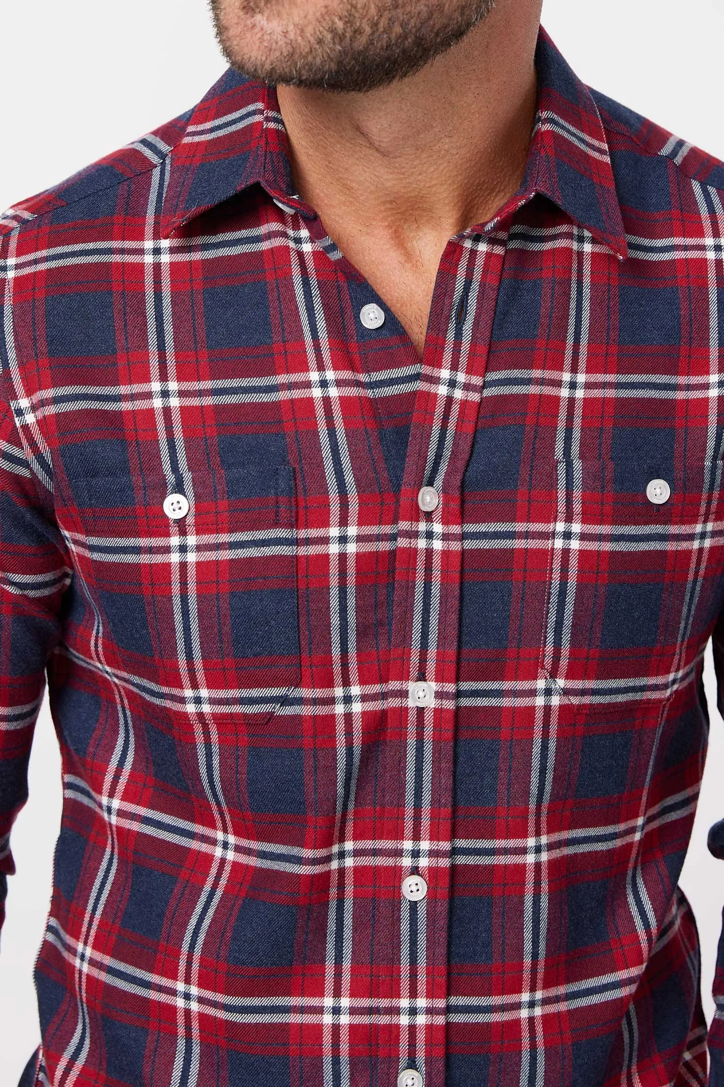 Vintage Red Plaid Flannel Shirt sold by Ash & Erie product image thumbnail 5