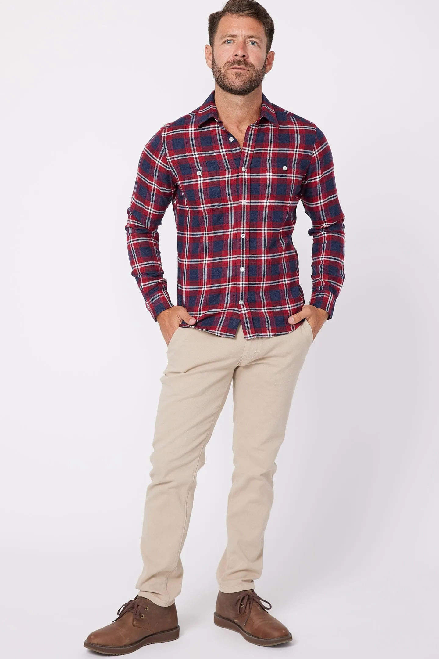 Vintage Red Plaid Flannel Shirt sold by Ash & Erie product image thumbnail 2