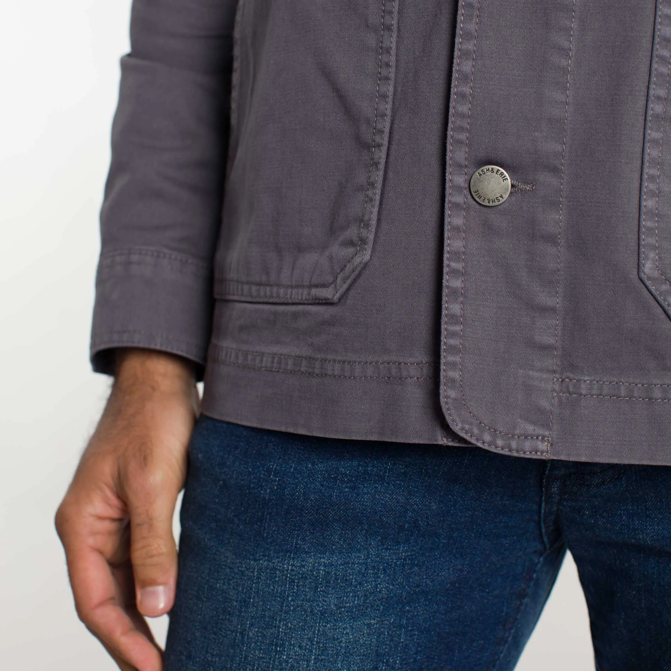 Charcoal Chore Jacket sold by Ash & Erie product image thumbnail 5