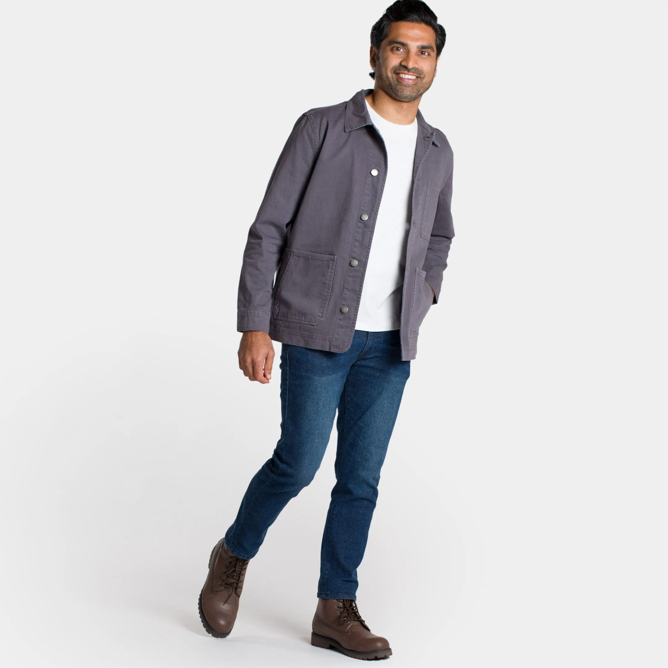 Charcoal Chore Jacket sold by Ash & Erie product image thumbnail 2