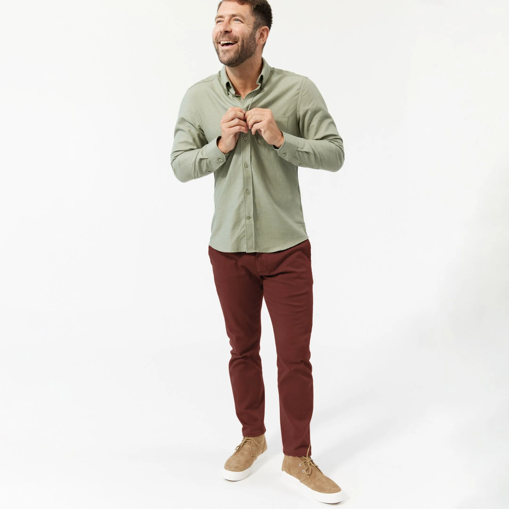 Cedar Washed Stretch Chino sold by Ash & Erie product image thumbnail 2