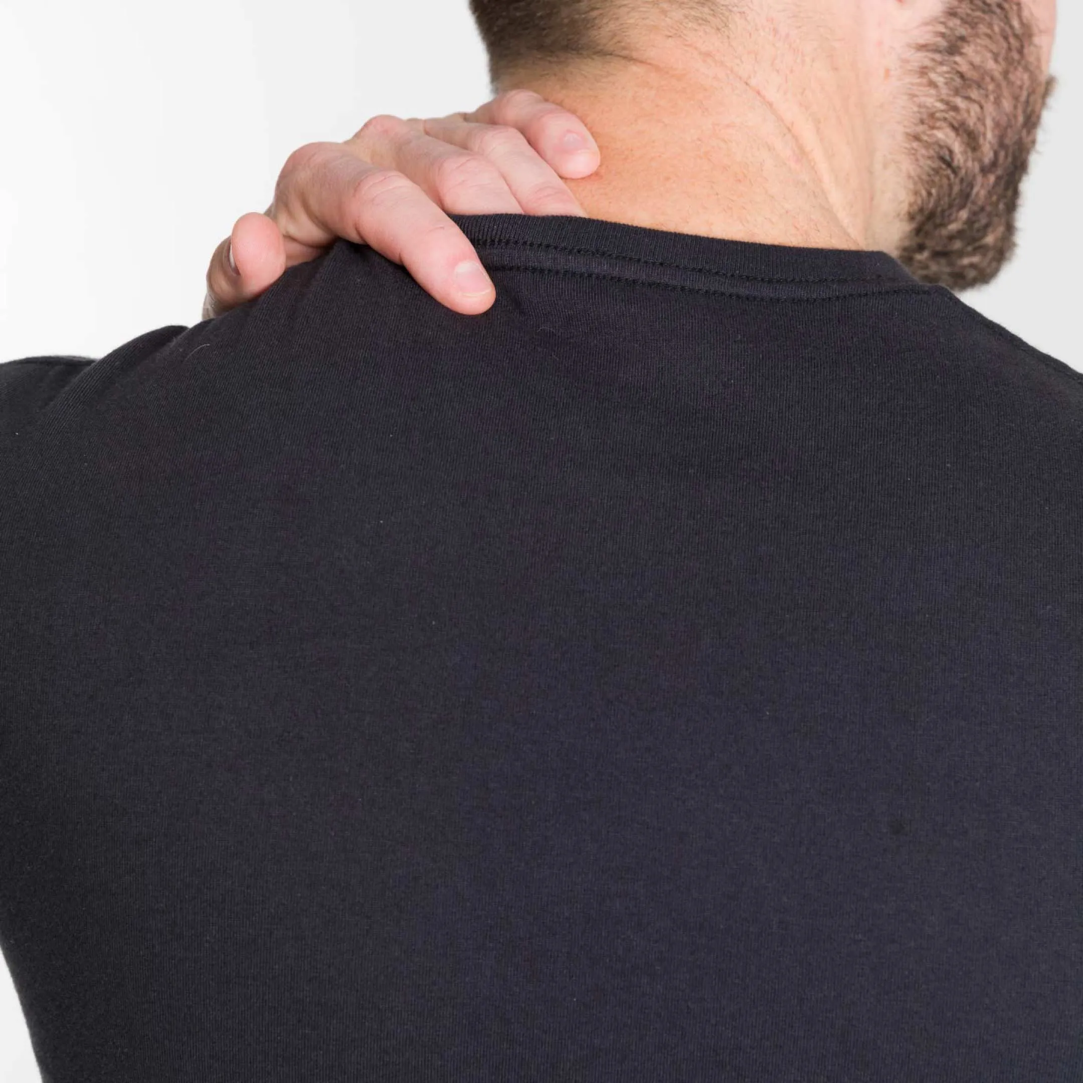 Black Crew Neck Tee sold by Ash & Erie product image thumbnail 4