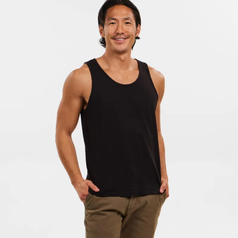 Washed Black Lightweight Tank sold by Ash & Erie