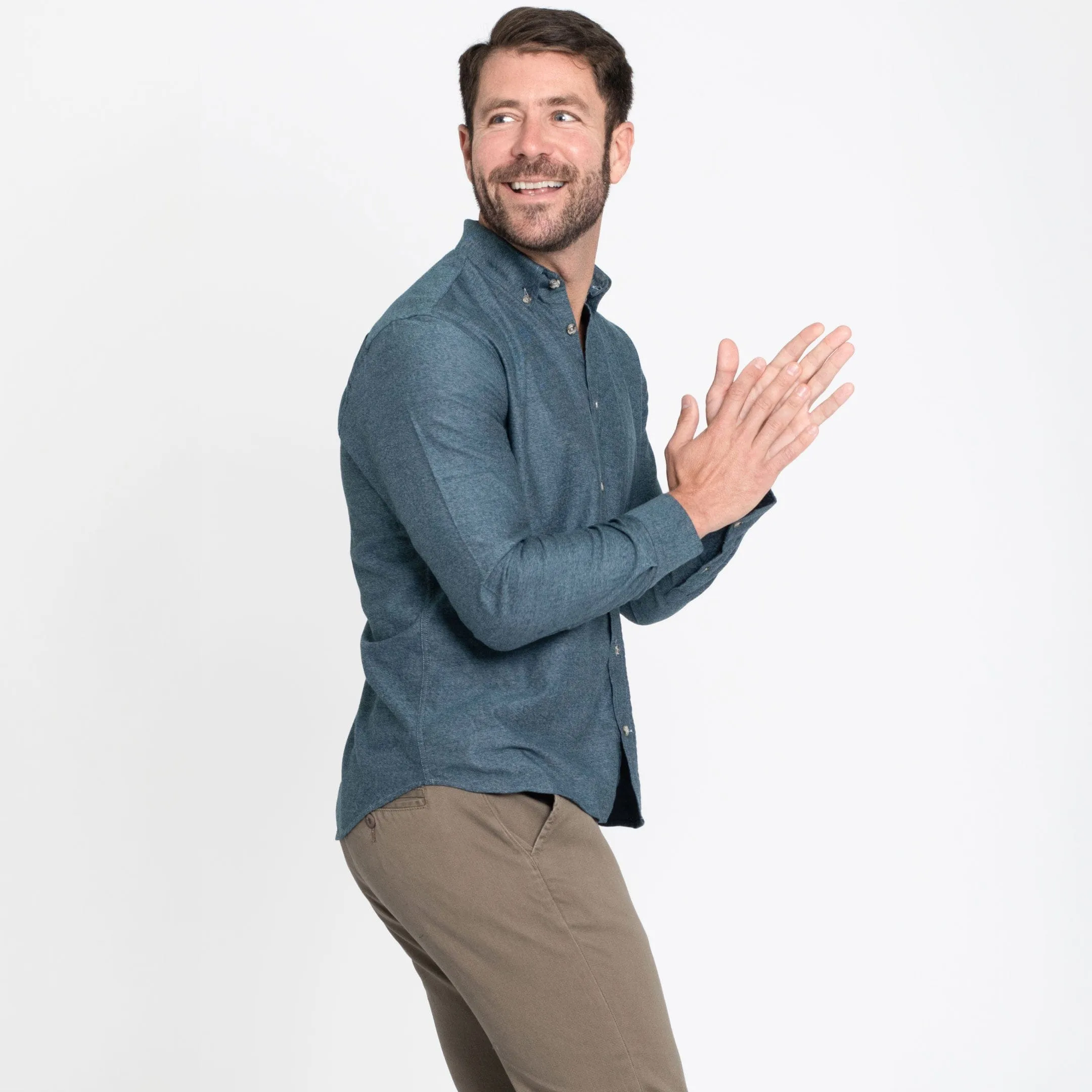 Heather Azure Shirt sold by Ash & Erie product image thumbnail 4