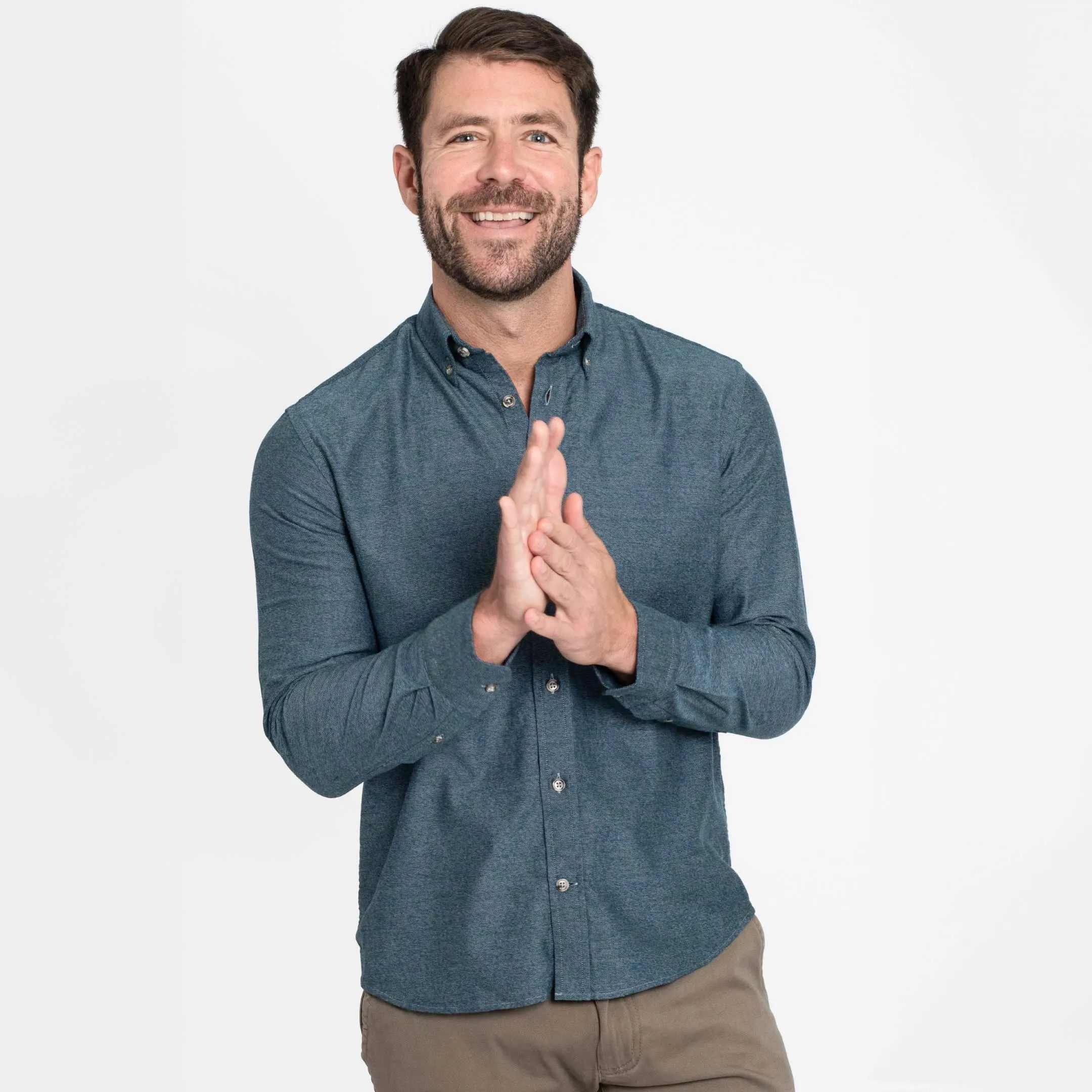 Heather Azure Shirt sold by Ash & Erie