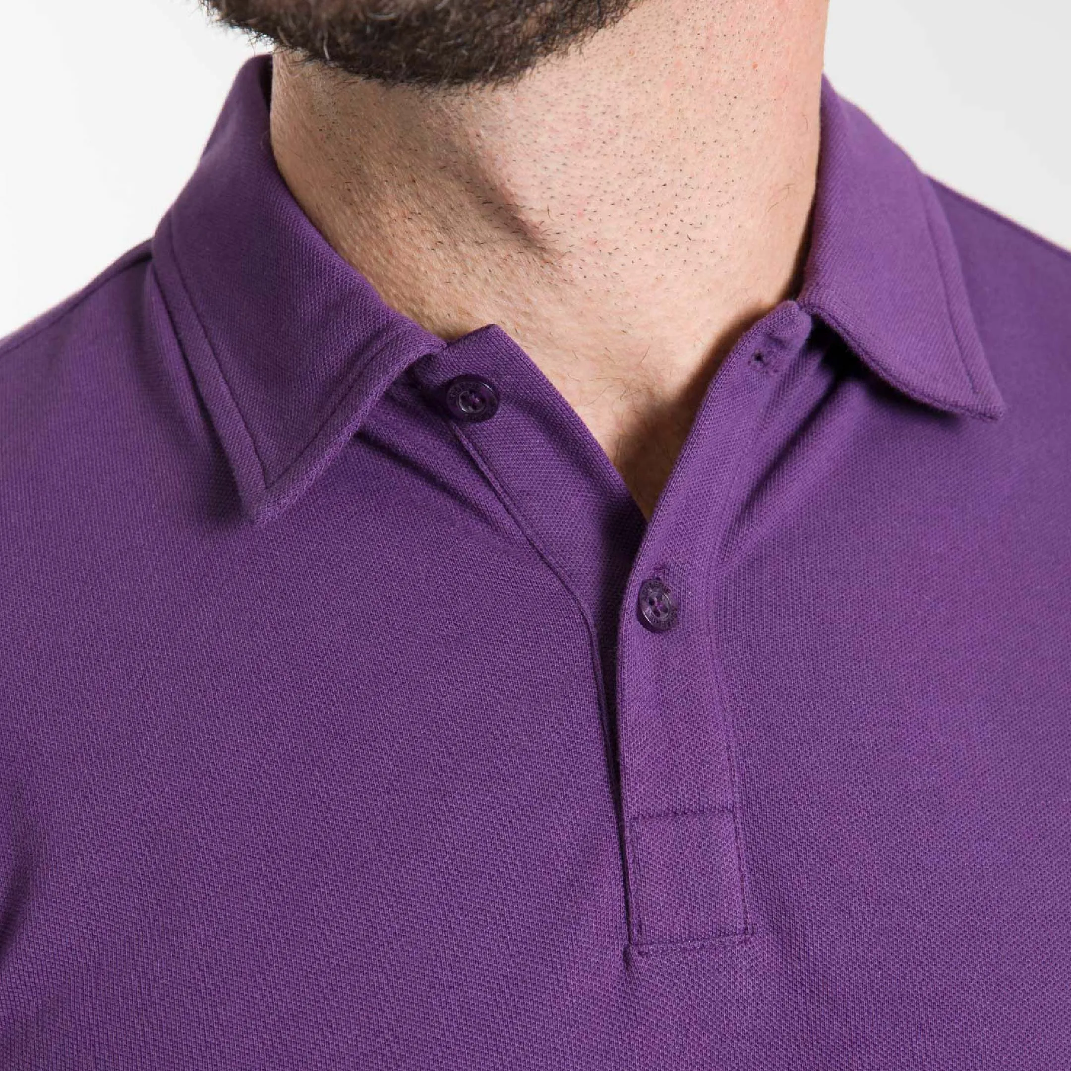 Purple Pique Daily Polo sold by Ash & Erie product image thumbnail 4