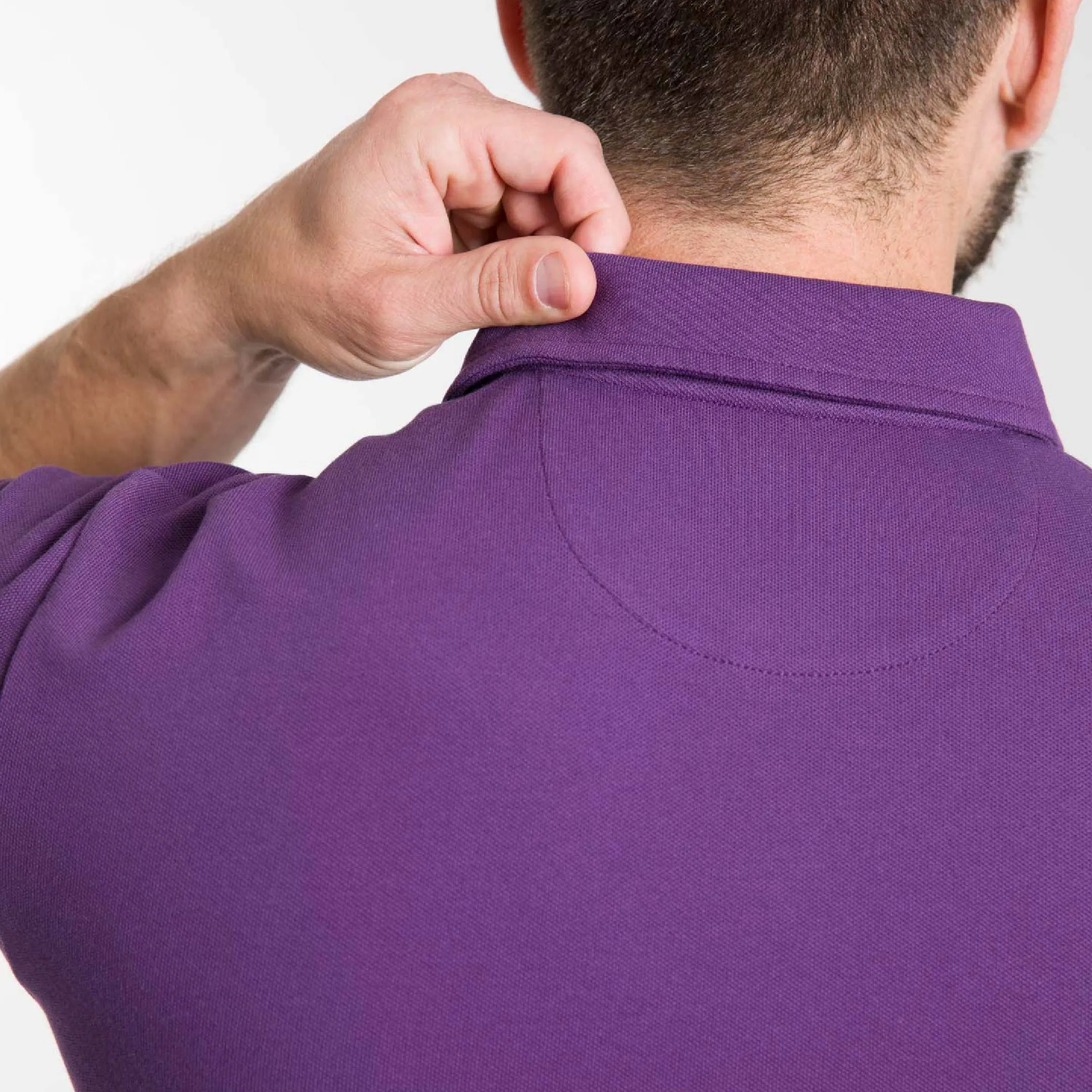 Purple Pique Daily Polo sold by Ash & Erie product image thumbnail 5