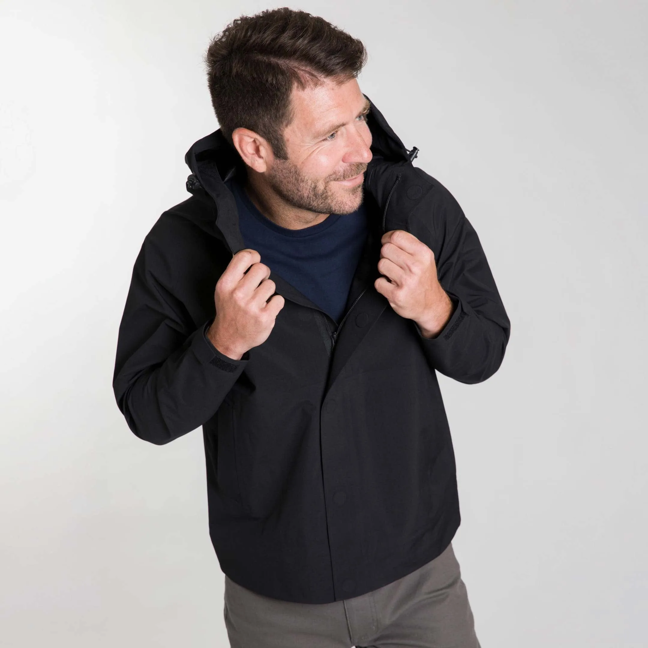 Black Rain Jacket sold by Ash & Erie