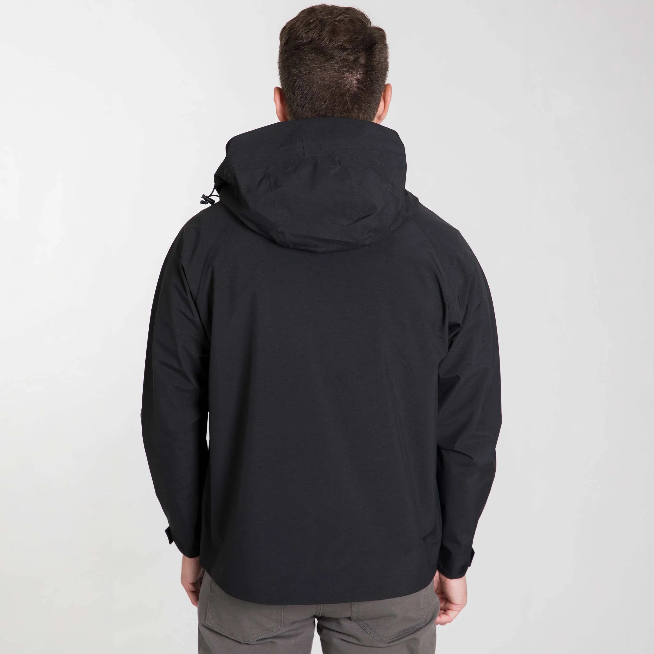 Black Rain Jacket sold by Ash & Erie product image thumbnail 5