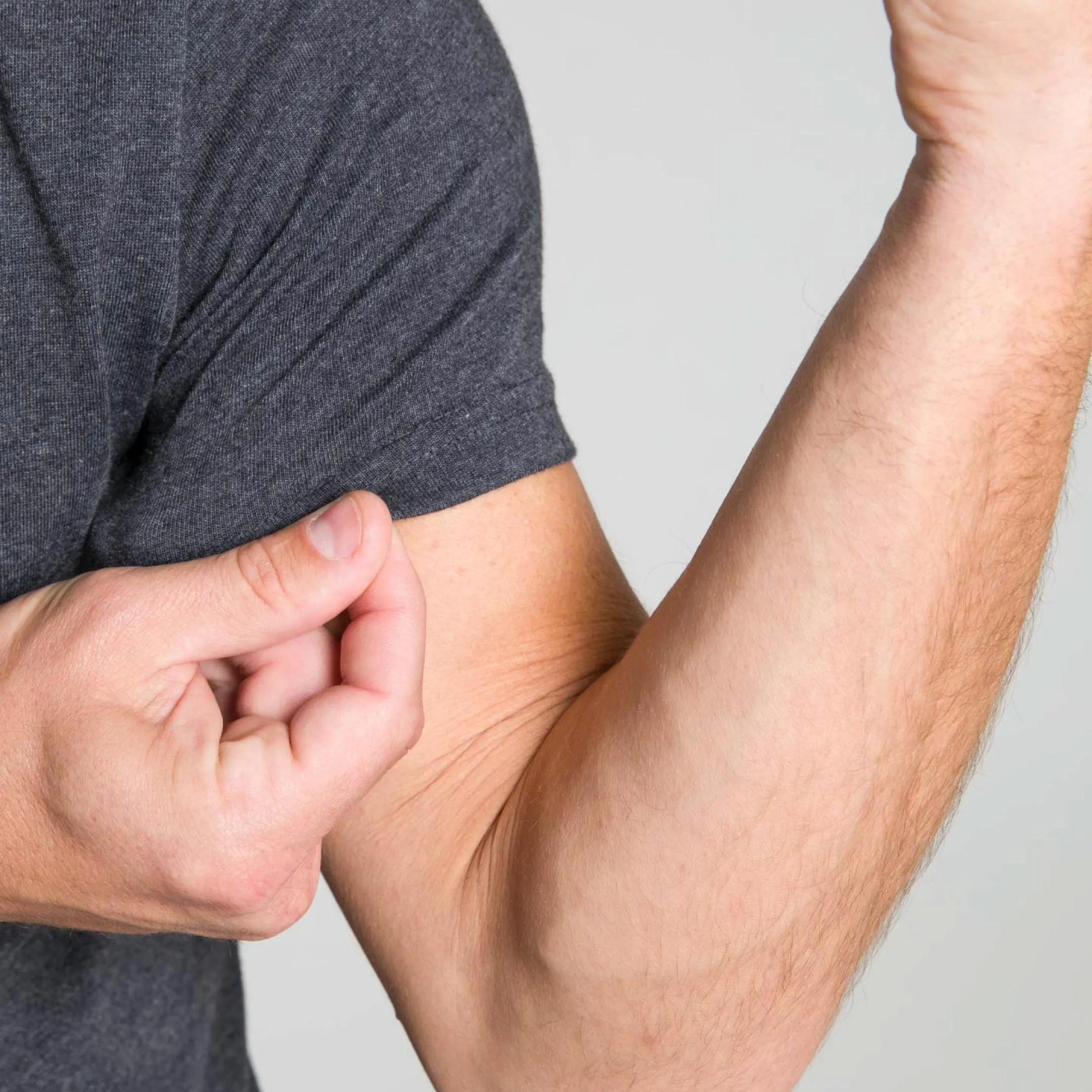 Heather Charcoal Crew Neck Tee sold by Ash & Erie product image thumbnail 4