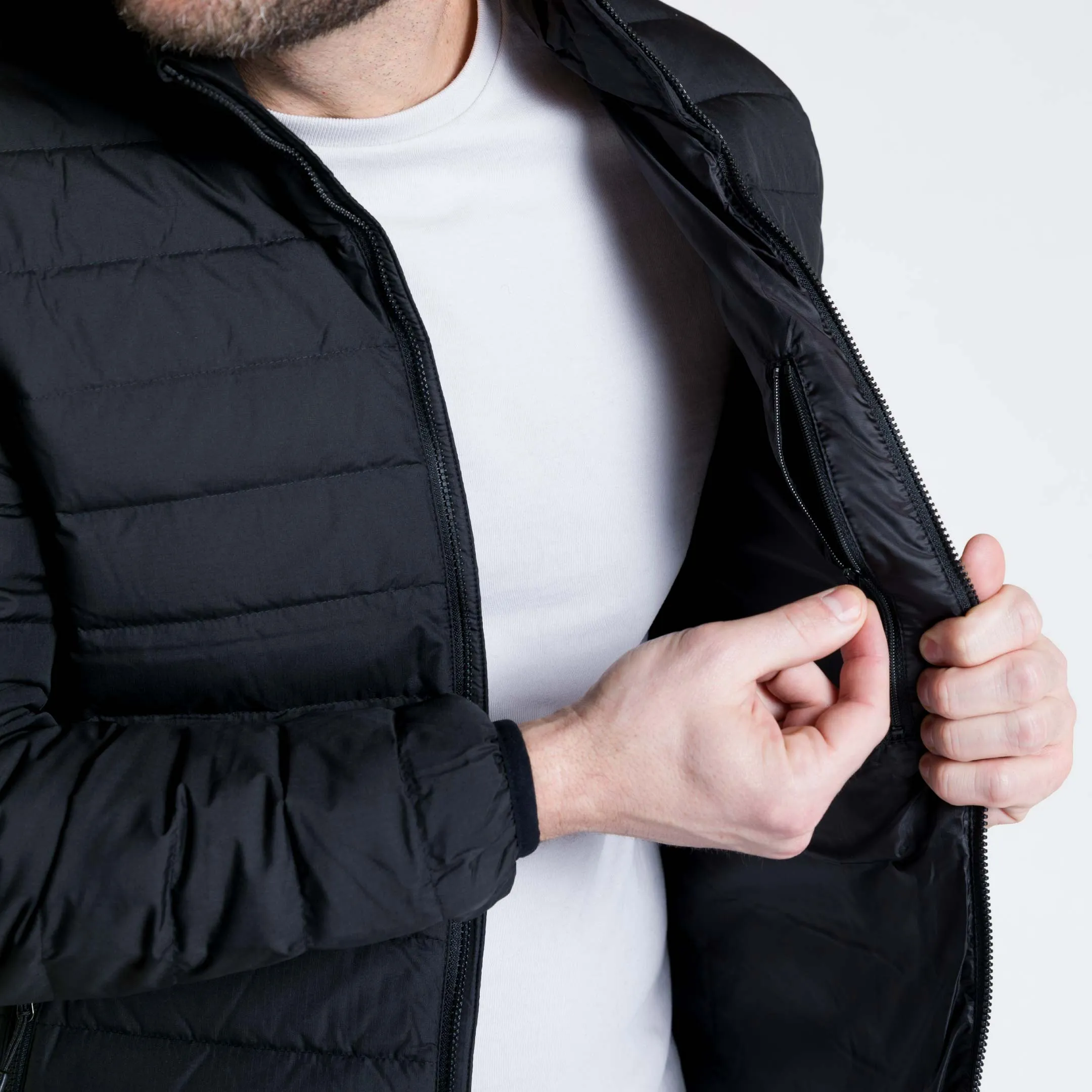 Black Fjord Down Jacket sold by Ash & Erie product image thumbnail 4
