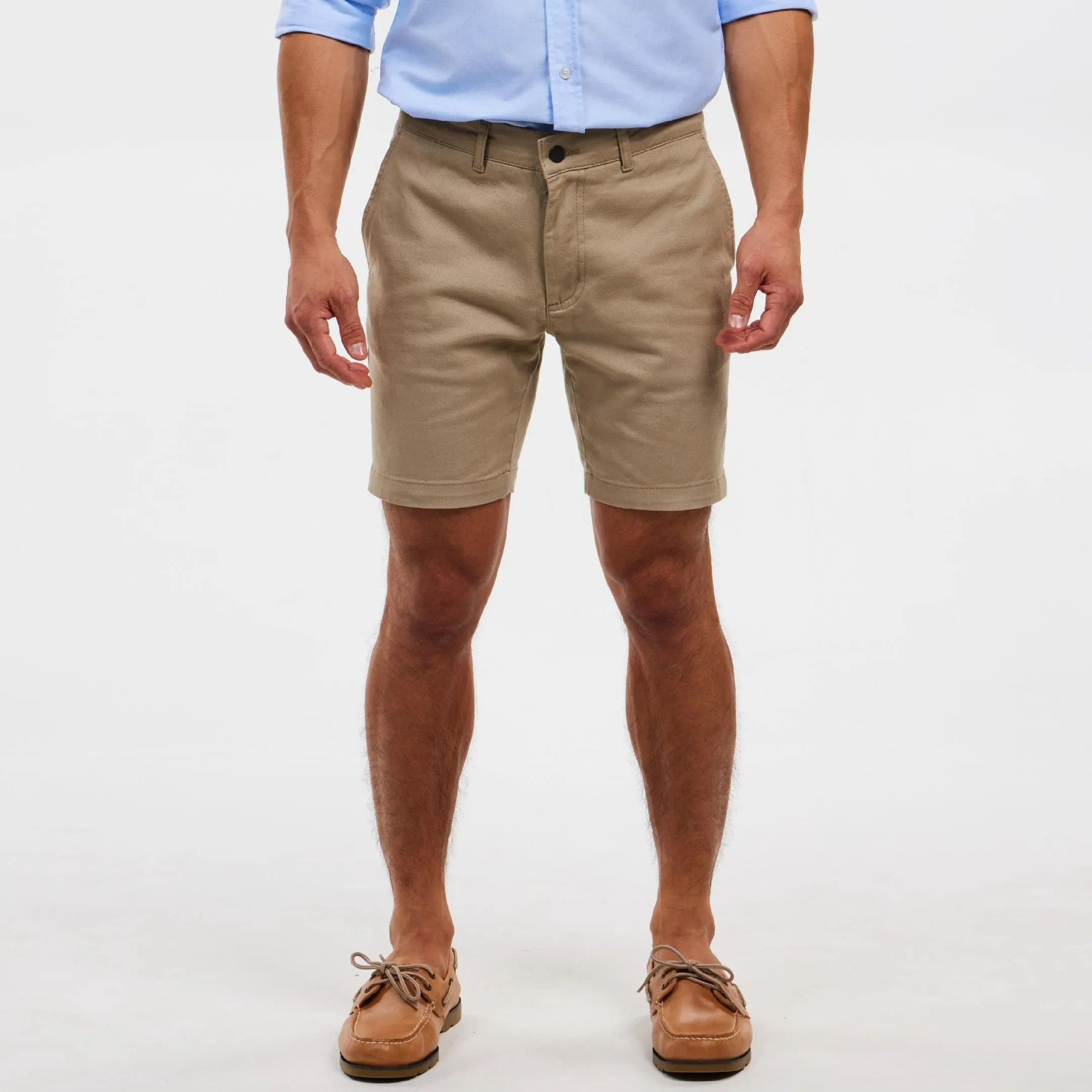 Vintage Khaki Lightweight Stretch Chino Short sold by Ash & Erie