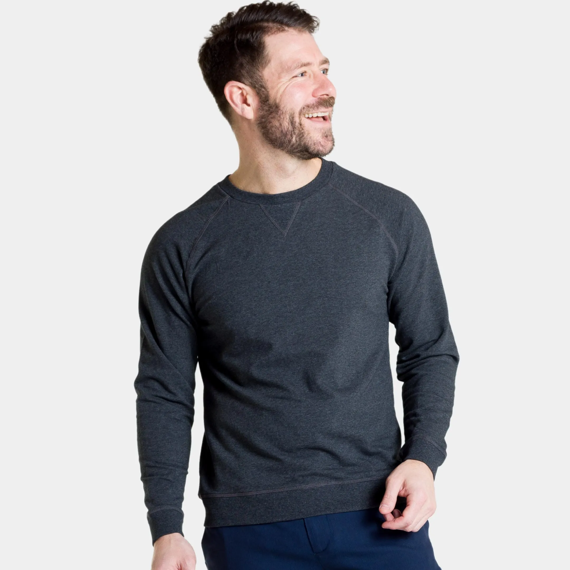 Charcoal French Terry Sweatshirt sold by Ash & Erie