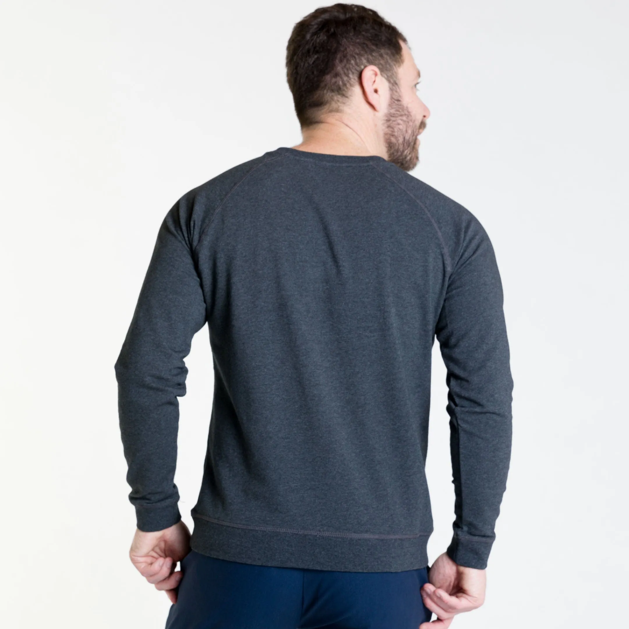 Charcoal French Terry Sweatshirt sold by Ash & Erie product image thumbnail 3