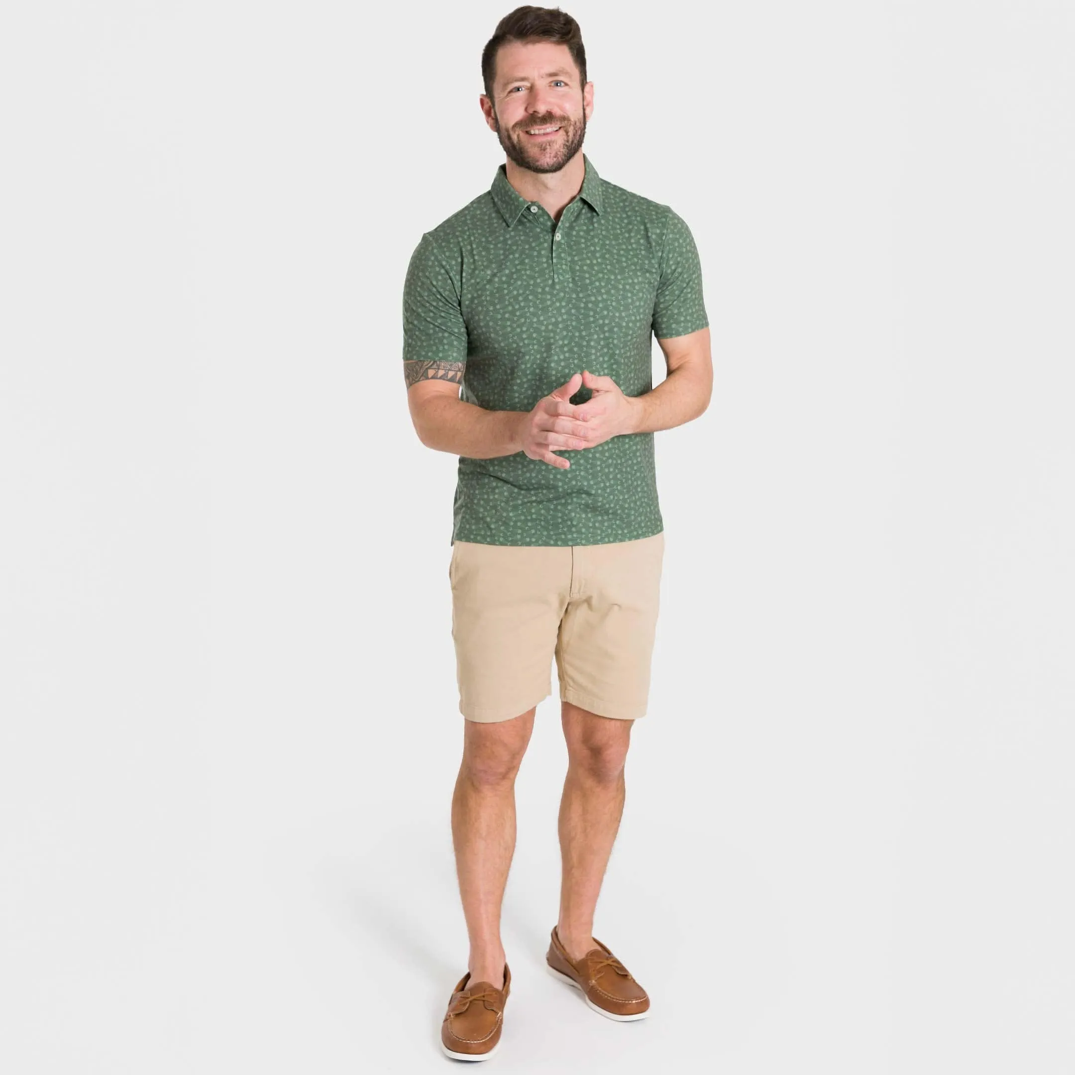 Gone Fishing Tech Polo sold by Ash & Erie product image thumbnail 2