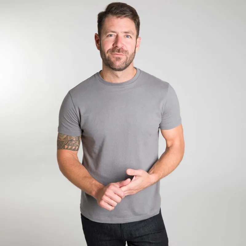 Light Grey Crew Neck Tee sold by Ash & Erie
