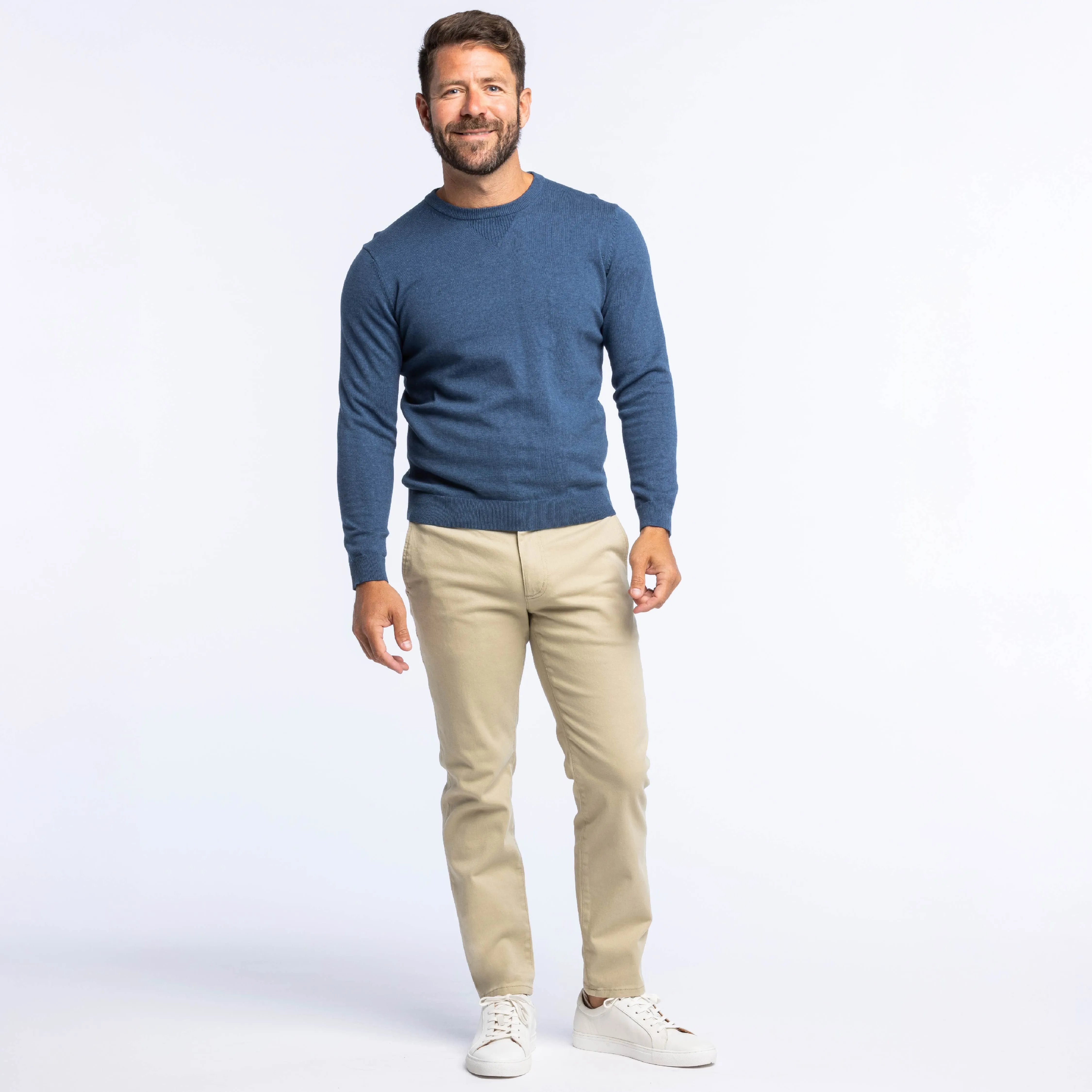 Oat Washed Stretch Chino sold by Ash & Erie product image thumbnail 2