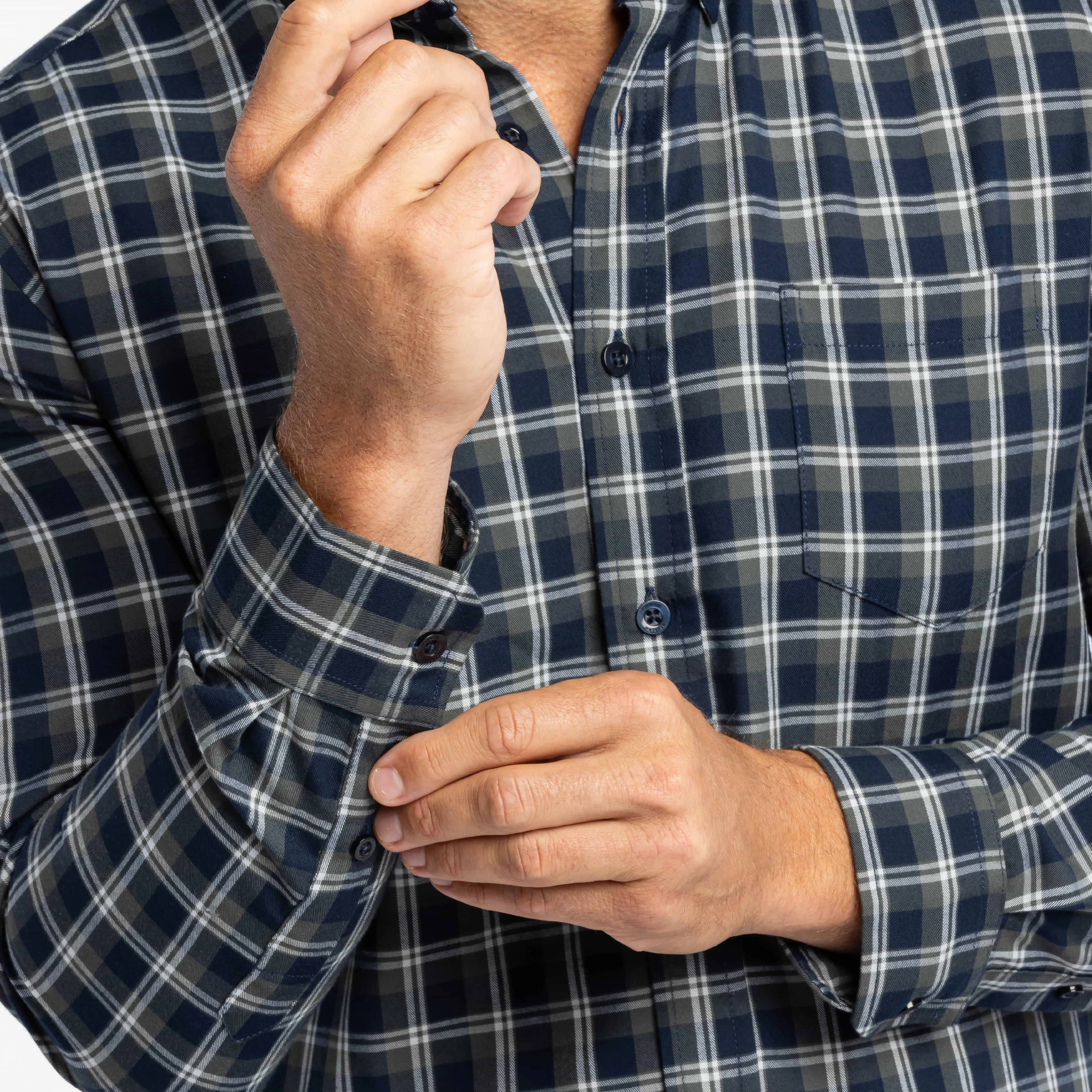 Olympic Plaid Everyday Shirt sold by Ash & Erie product image thumbnail 5