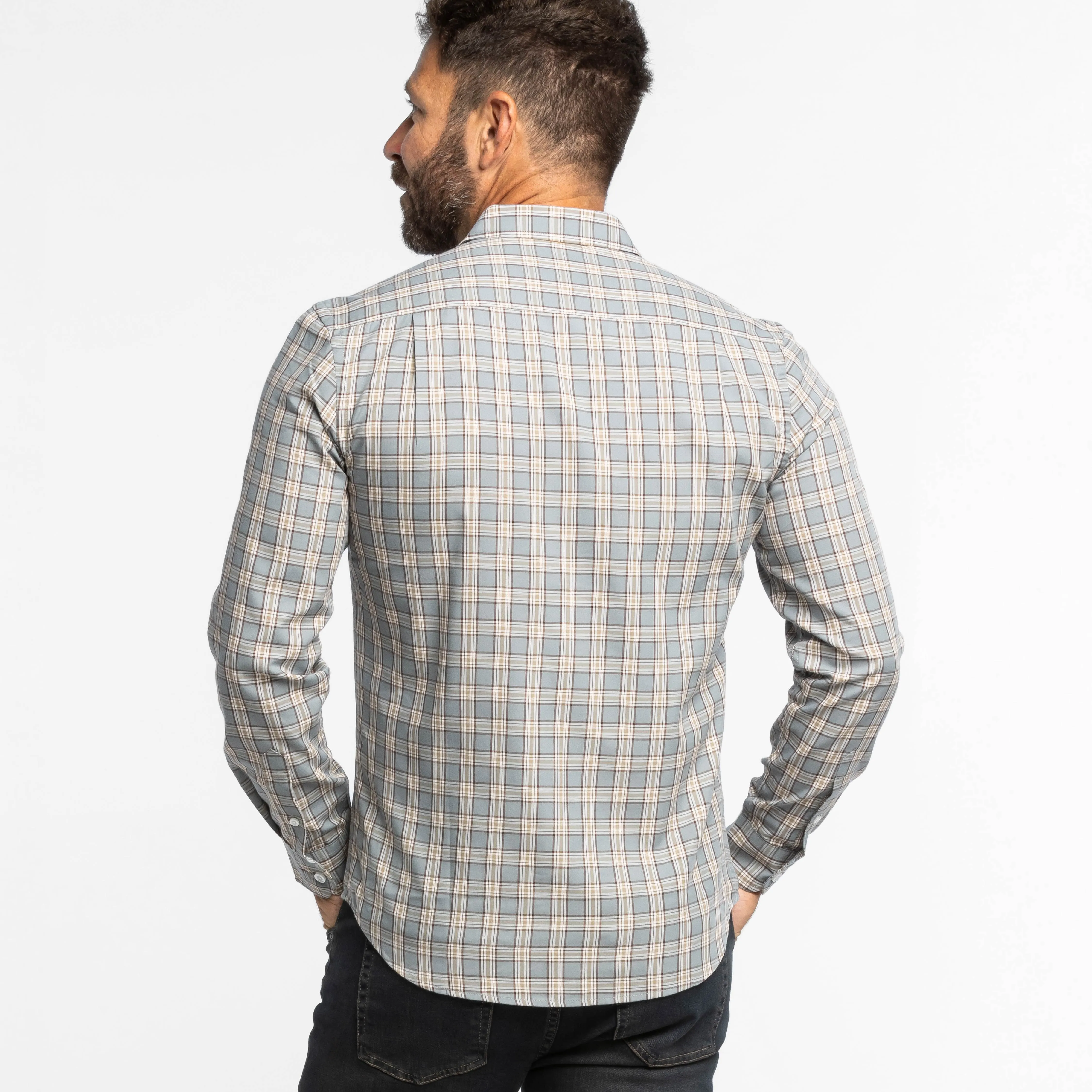 Pewter Plaid Everyday Shirt sold by Ash & Erie product image thumbnail 3