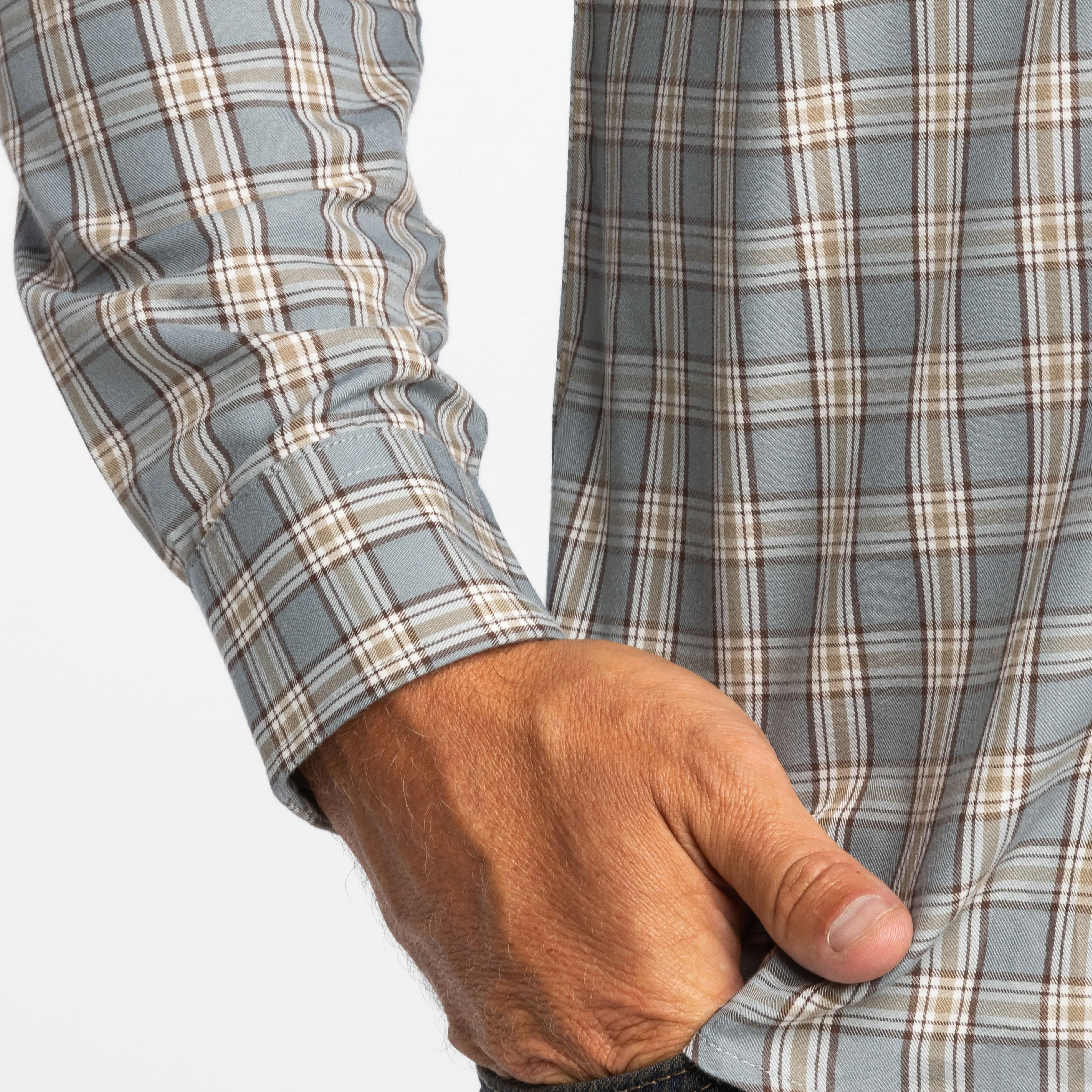 Pewter Plaid Everyday Shirt sold by Ash & Erie product image thumbnail 5