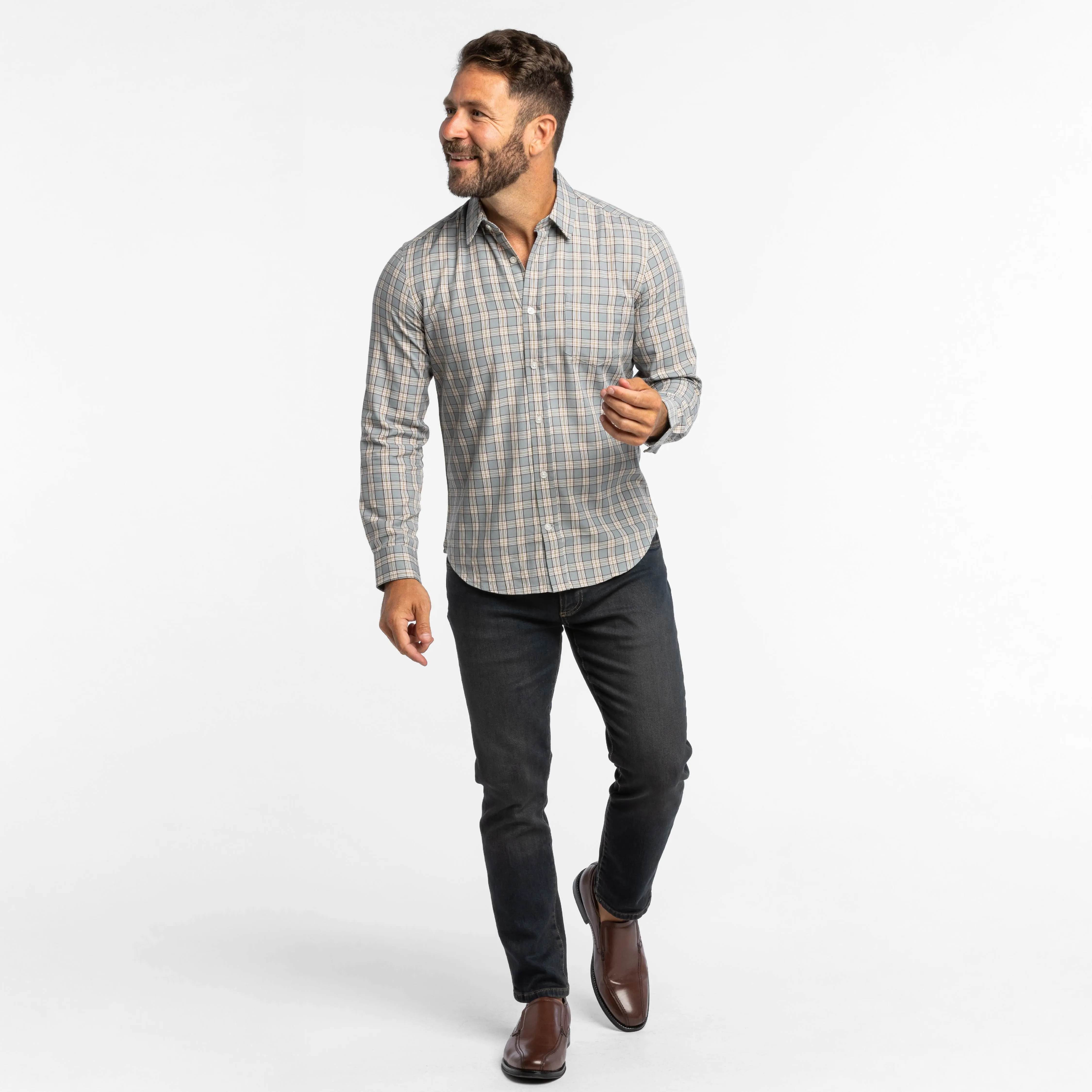 Pewter Plaid Everyday Shirt sold by Ash & Erie product image thumbnail 2