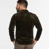 Dark Green Corduroy Overshirt sold by Ash & Erie