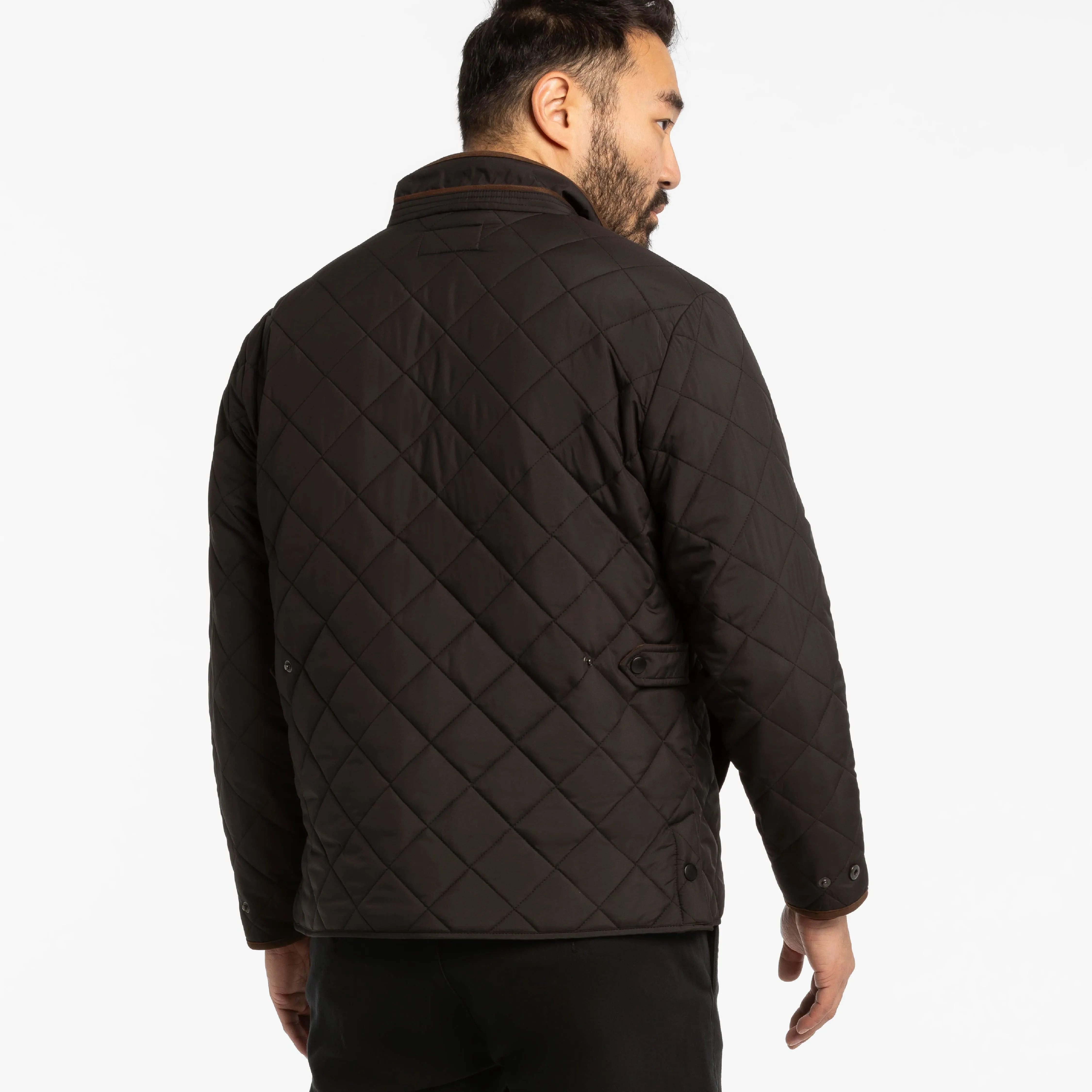 Black Quilted Jacket sold by Ash & Erie product image thumbnail 3