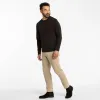 Black Luxury Soft Touch Long Sleeve Crew Neck Tee sold by Ash & Erie
