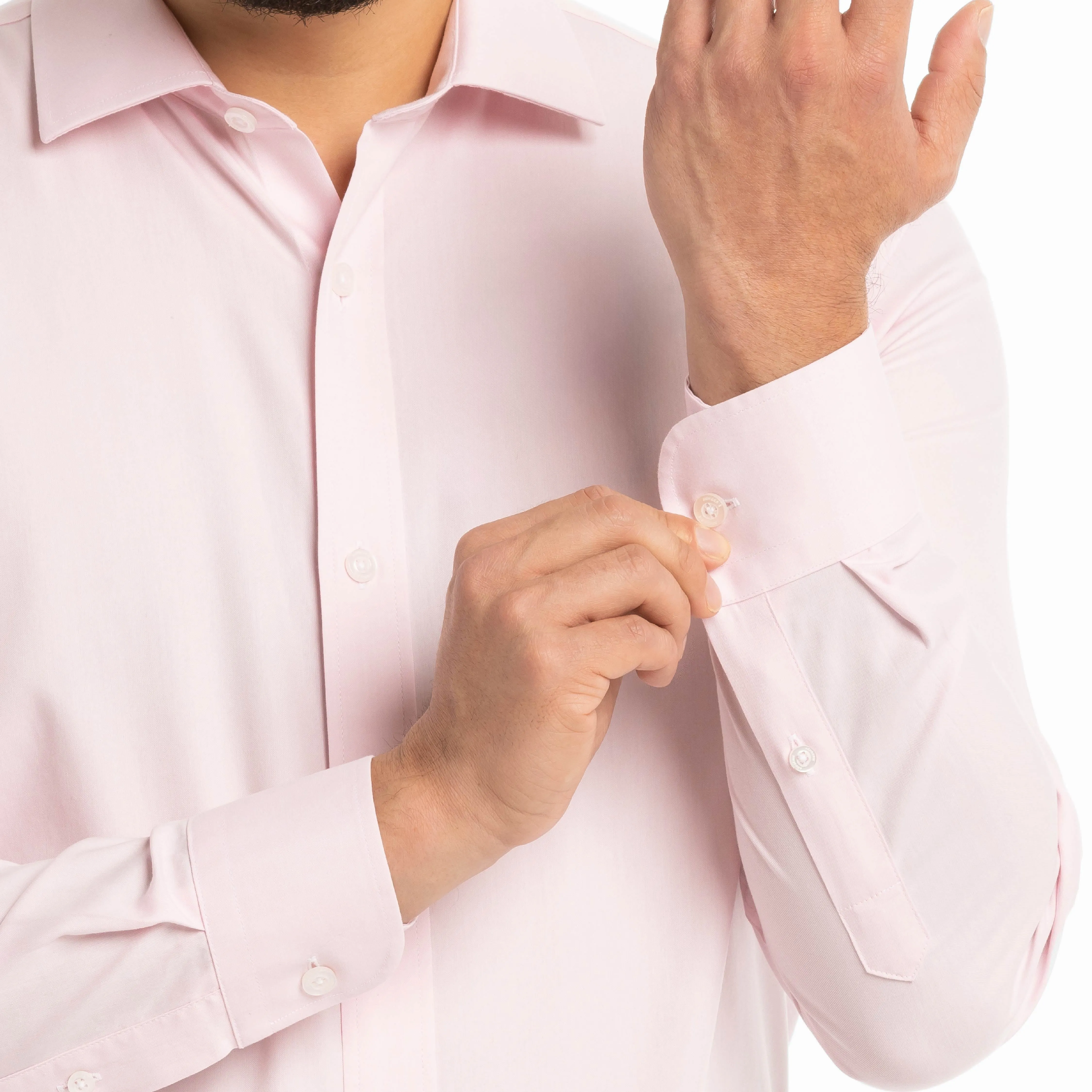 Pink Dress Shirt sold by Ash & Erie product image thumbnail 5