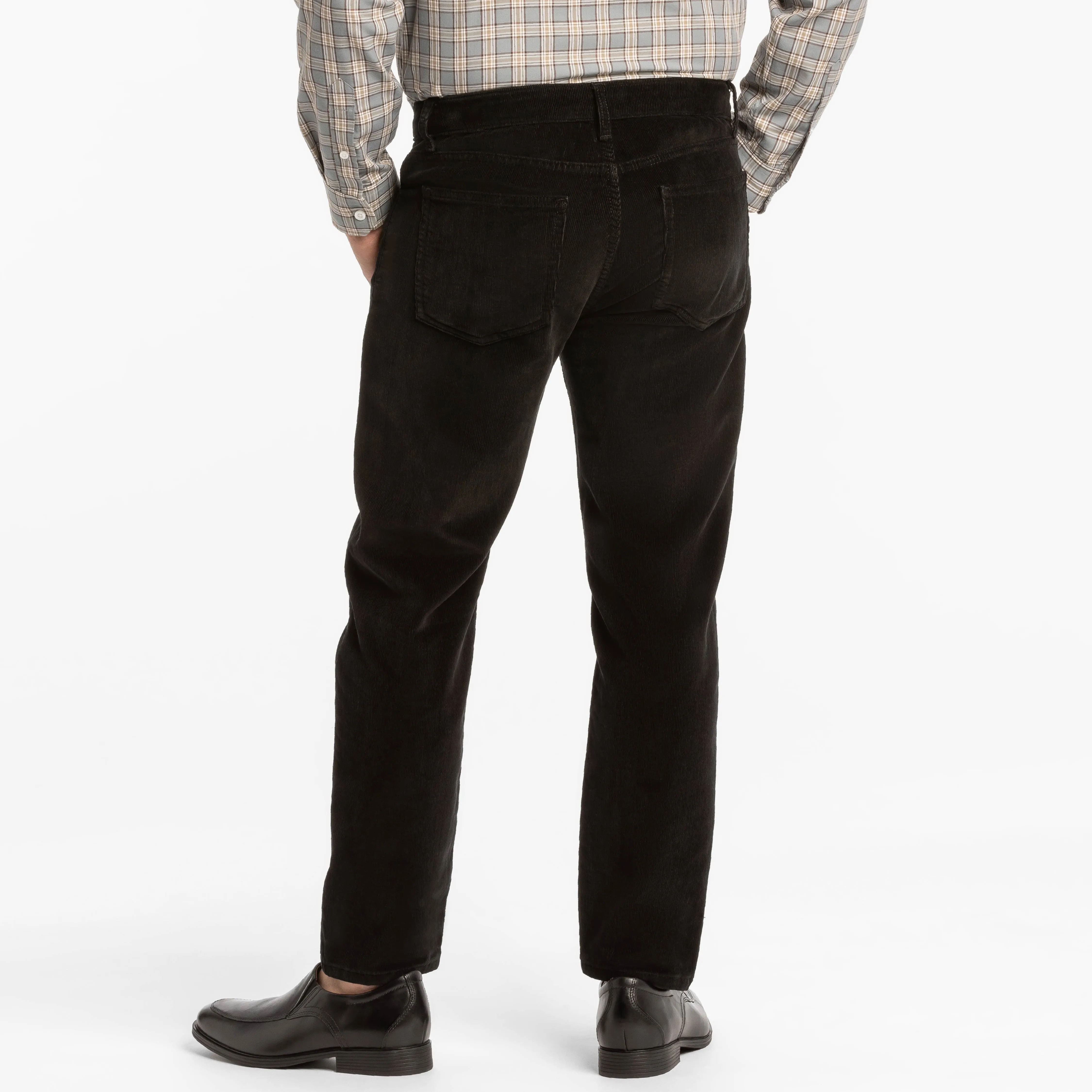 Black Stretch Corduroy Pant sold by Ash & Erie product image thumbnail 3