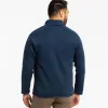 Heather Navy Quarter-Zip Fleece sold by Ash & Erie