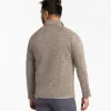 Heather Oat Quarter-Zip Fleece sold by Ash & Erie